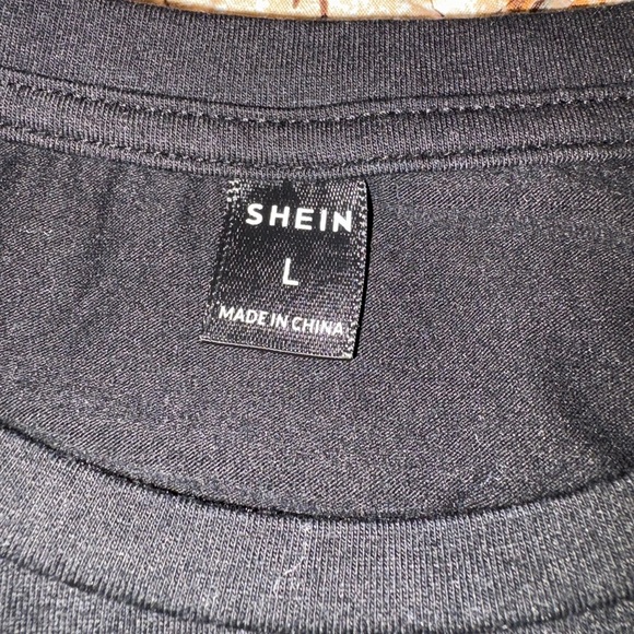 Shein Mens Flamingo Print Drawstring Waist Swim Trunks w/matching tshirt size L - Picture 13 of 15